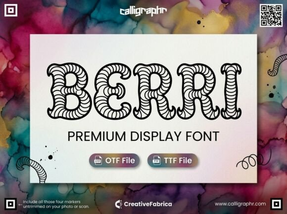 Berri: A Display Typeface That Sets the Digital Tone