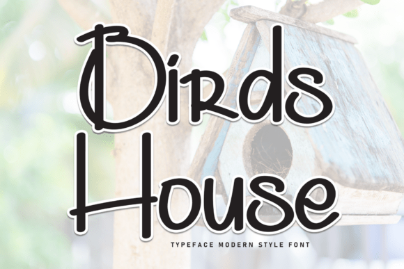 Birds House: A Display Font That Makes Your Headlines Feel Human