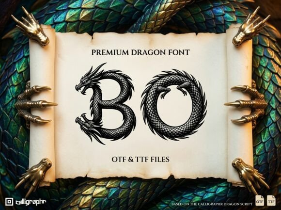 Bo: A Premium Dragon Font for Bold Digital Branding