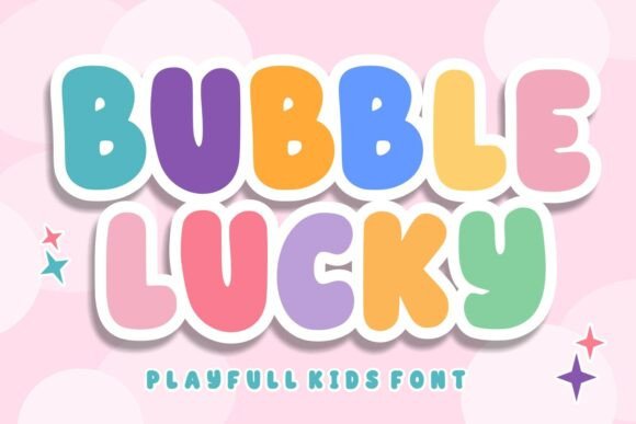Bubble Lucky: A Playful Display Font That Feels Like a Warm Welcome