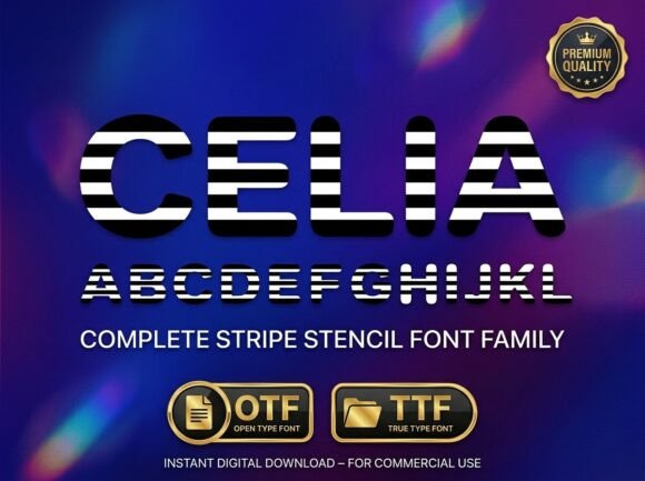 Celia: A Display Font That Commands Attention