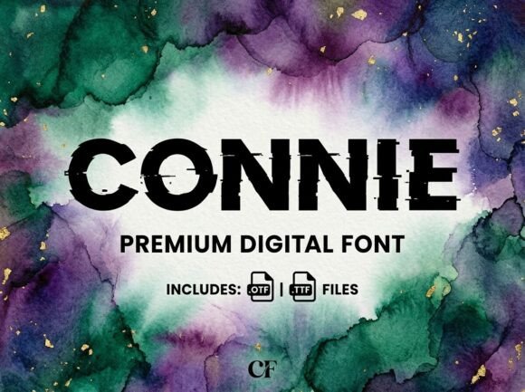 Connie: A Standout Display Font for Handmade Creators