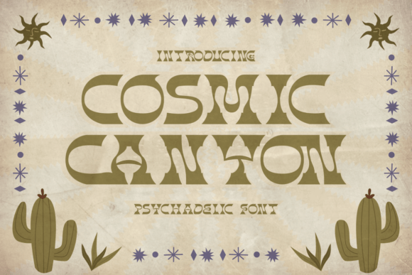 Cosmic Canyon: A Display Font That Commands Attention