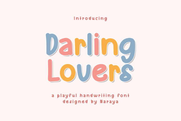 Darling Lovers: A Playful Display Font That Feels Like a Design Win