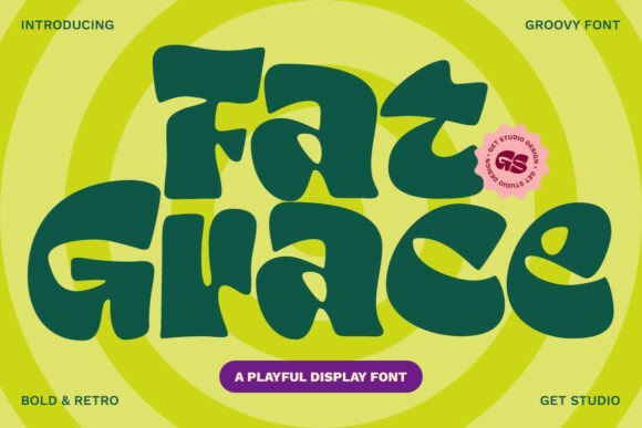 Fat Grace: A Playful Display Font for Bold Digital Branding