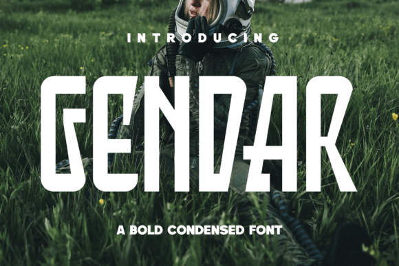 Gendar: A Futuristic Display Font for Digital Branding
