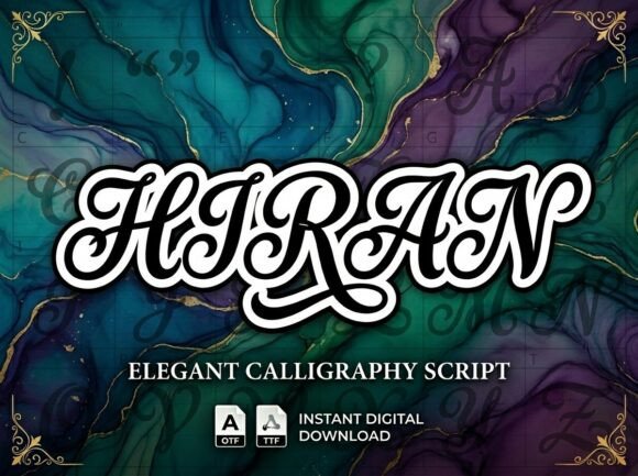 Hiran: A Standout Display Font for Small Business Branding