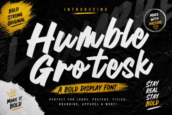 Humble Grotesk: A Display Font That Builds Real Brand Trust