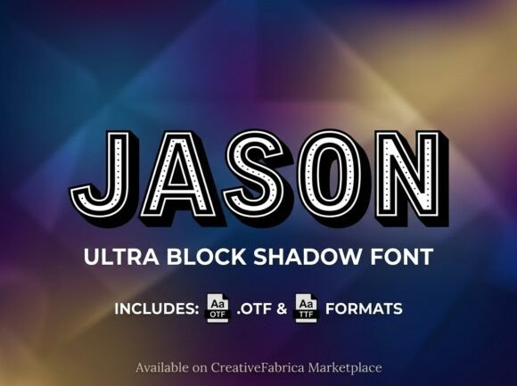 Jason Display Font for Handmade Creators