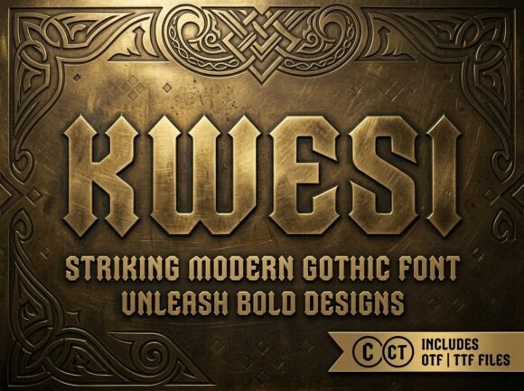 Kwesi: A Display Font That Commands Attention