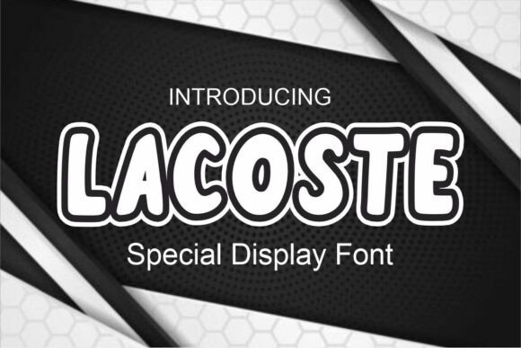 Lacoste: A Friendly Handwritten Display Font for Editorial Design