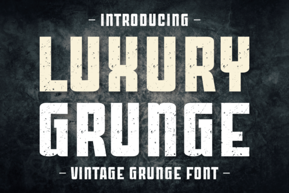 Luxury Grunge: A Display Font That Anchors Bold Digital Identity