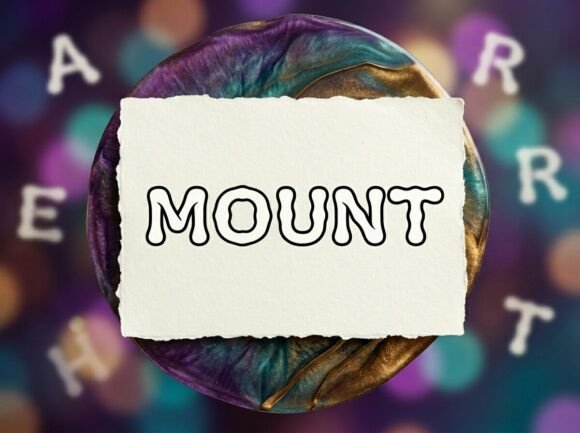 Mount: A Bold Display Font That Makes Handmade Products Shine