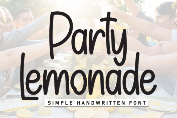 Party Lemonade: A Joyful Display Font for Handmade Creators