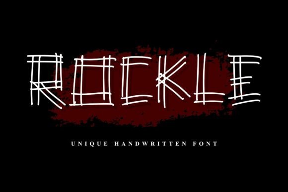 Rockle: A Bold Handwritten Display Font for Memorable Branding