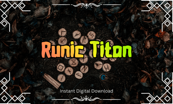 Runic Titan Font: A Bold Display Typeface for Memorable Branding