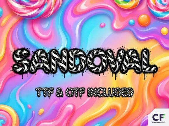 Sandoval: A Display Font That Feels Like a Smile