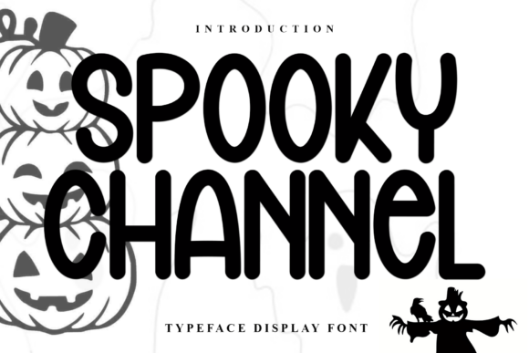 Spooky Channel: A Festive Display Typeface for Holiday Editorial Design