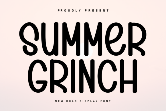 Summer Grinch: A Handwritten Display Font with Editorial Warmth