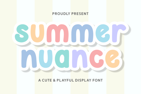 Summer Nuance: A Display Font That Feels Like a Thoughtful Design Choice