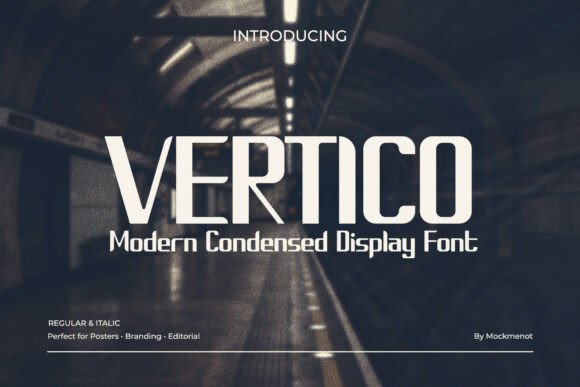 Vertico: A Display Font That Earns Its Space
